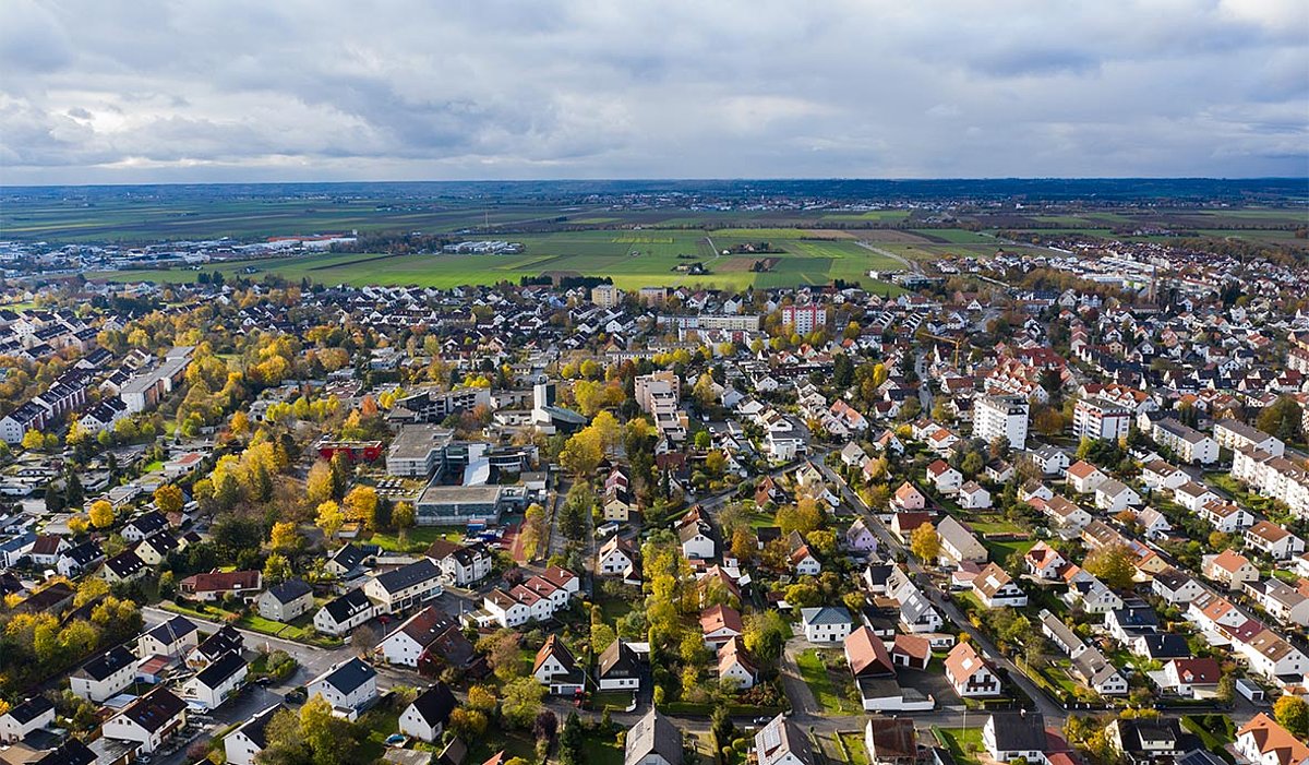 Luftaufnahme von Königsbrunn 